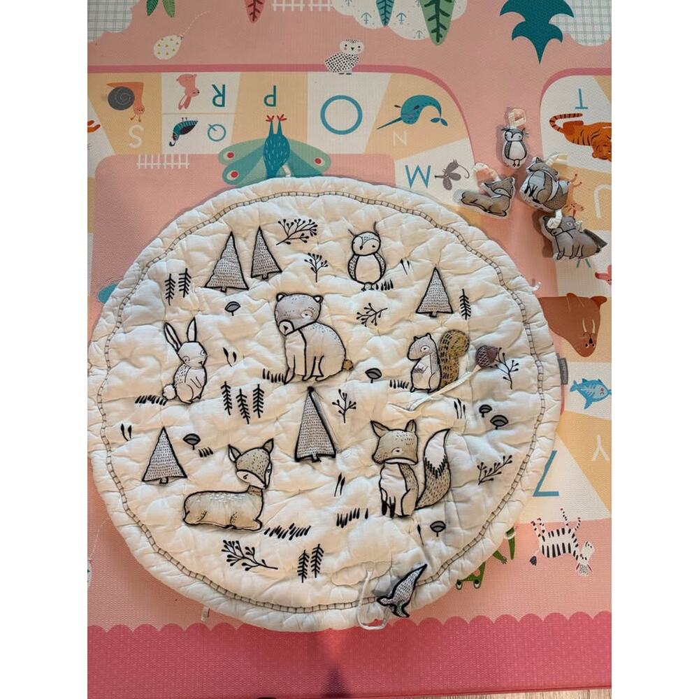 Crate & Kids Woodland Animals Baby Play Mat